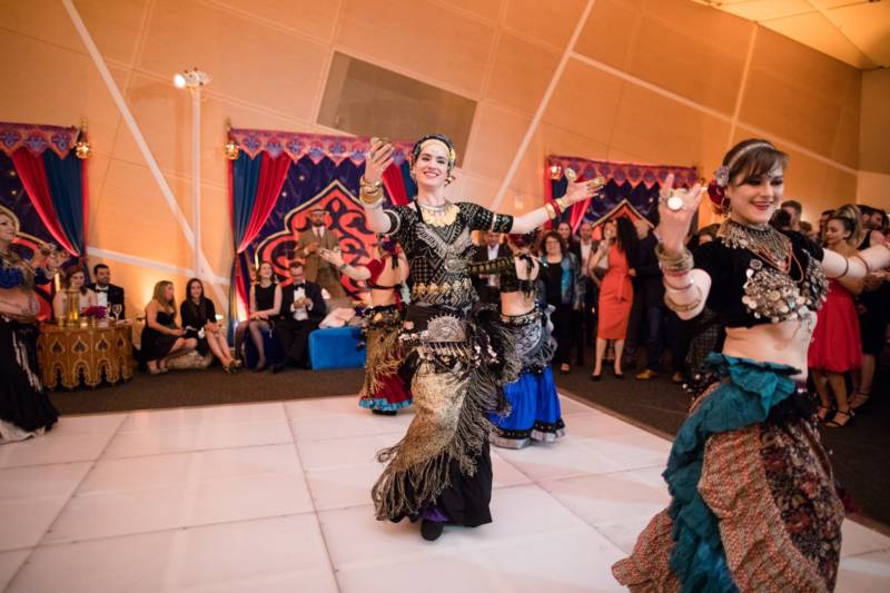 Larissa Archer and San Francisco Bellydance Theater perform at the Contemporary Jewish Museum's 10th Anniversary Gala.