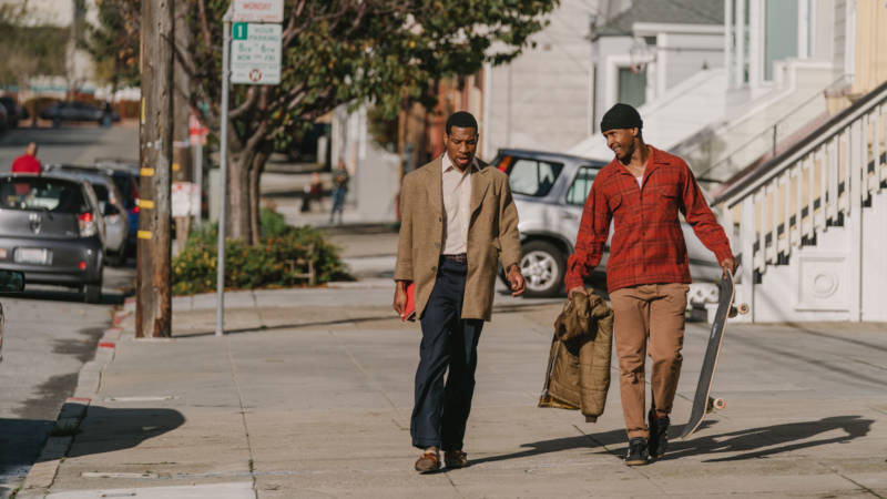 Still from Joe Talbot's 'The Last Black Man in San Francisco,' with Jonathan Majors and Jimmie Fails.