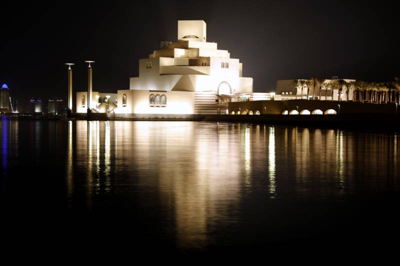 The Museum of Islamic Art in Doha, Qatar, opened to the public in 2008.