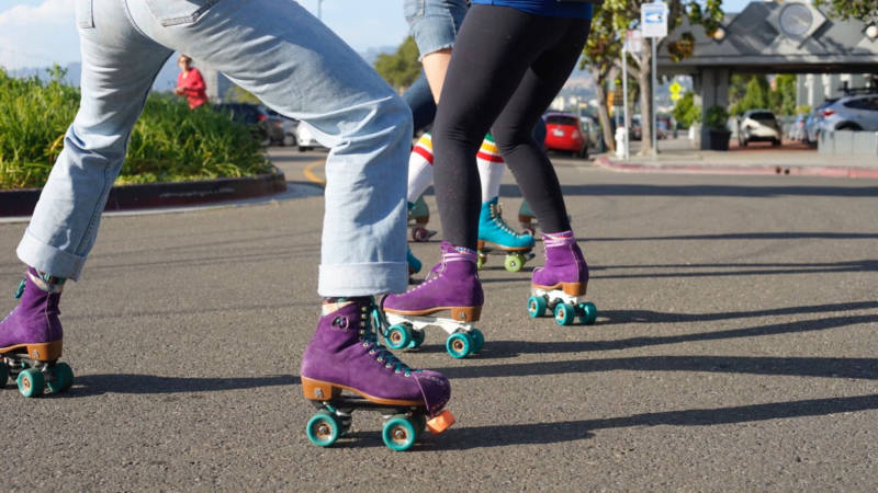 The Oakland Rollers meet up on Wednesdays at Lake Merritt, and everyone is welcome.