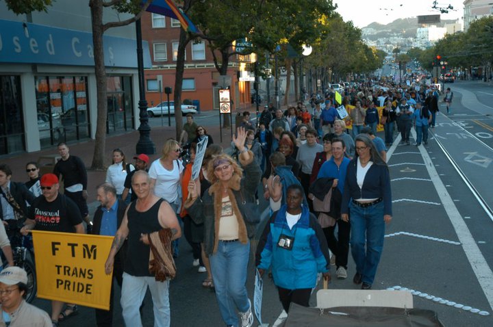The first Trans March in 2004 reclaimed the trans community's rightful place in San Francisco's Pride celebration.