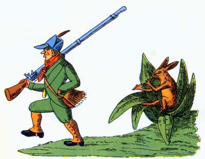 "The Story of the Man That Went Out Shooting" from 'Der Struwwelpeter.'