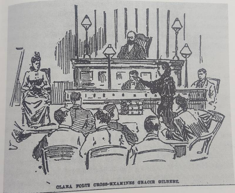 From 'Woman Lawyer: The Trials of Clara Foltz' by Barbara Babcock.