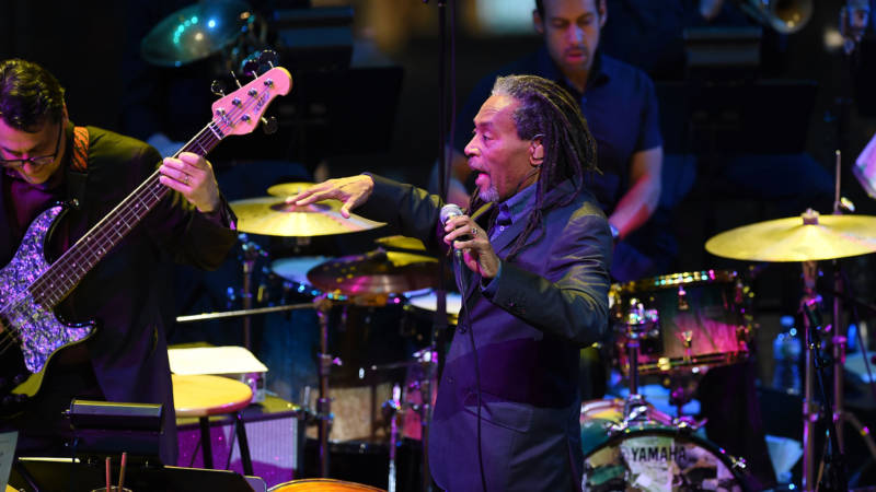 Bobby McFerrin performs during The Nearness Of You Benefit Concert at Frederick P. Rose Hall, Jazz at Lincoln Center on January 20, 2015 in New York City.