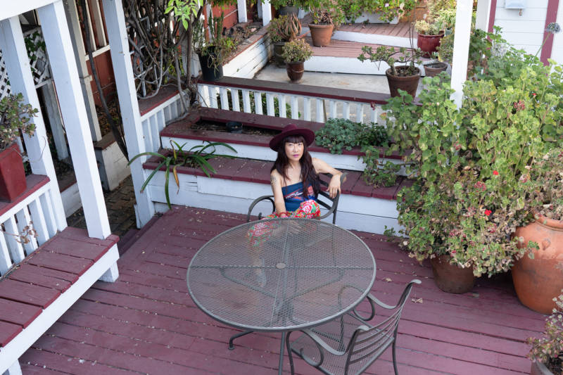 Chung's spacious West Oakland home is where her ensemble Citizens Jazz practices, so she doesn't have to rent a separate practice space.