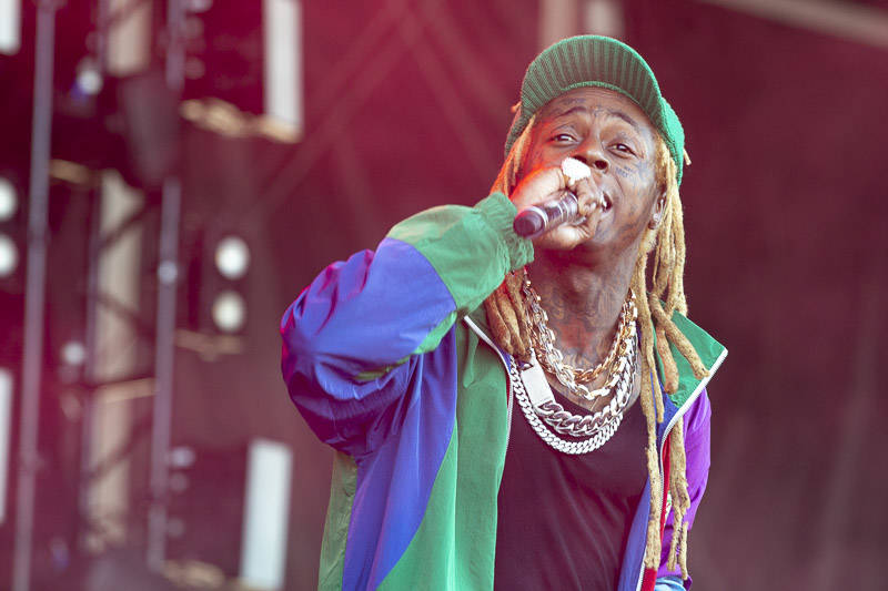 Lil Wayne performs at Outside Lands music festival in San Francisco, Aug. 9, 2019.