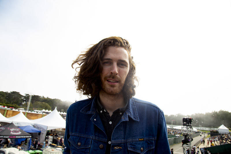 Hozier at Outside Lands music festival in San Francisco, Aug. 10, 2019.