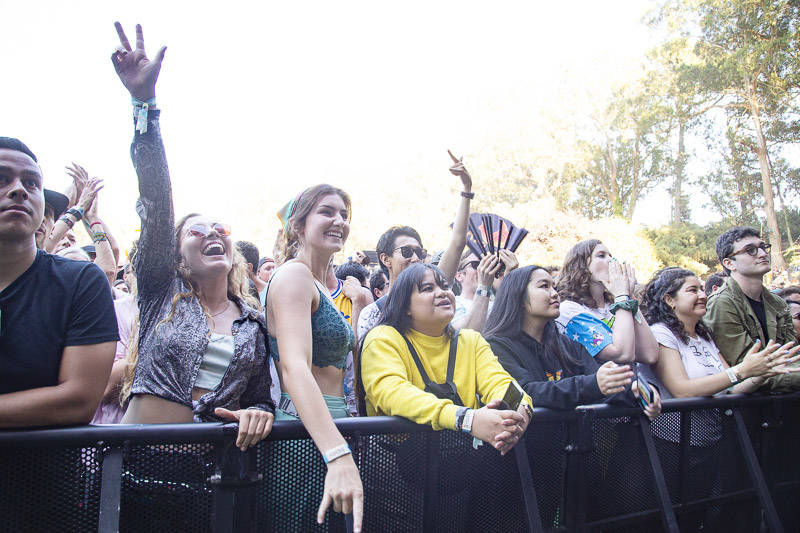 The crowd at Outside Lands music festival in San Francisco, Aug. 11, 2019.