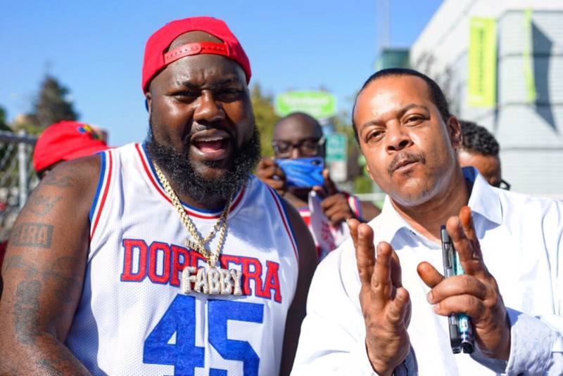 Mistah FAB and Suga Free at Hiero Day in Oakland