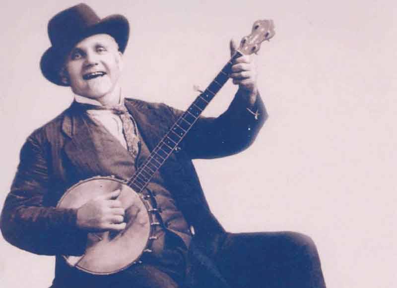 Uncle Dave Macon, the first star of the Grand Ol' Opry, performed songs and stage moves from the black tradition.