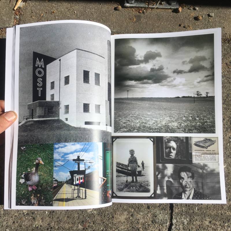 A page from "The Journey," one of several David King artist books published by Colpa Press.