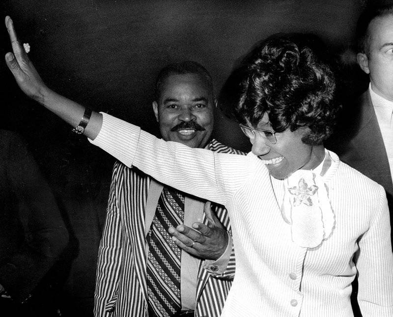 In 1972, in a history-making move, Shirley Chisholm ran for the Democratic Party's nomination for president.
