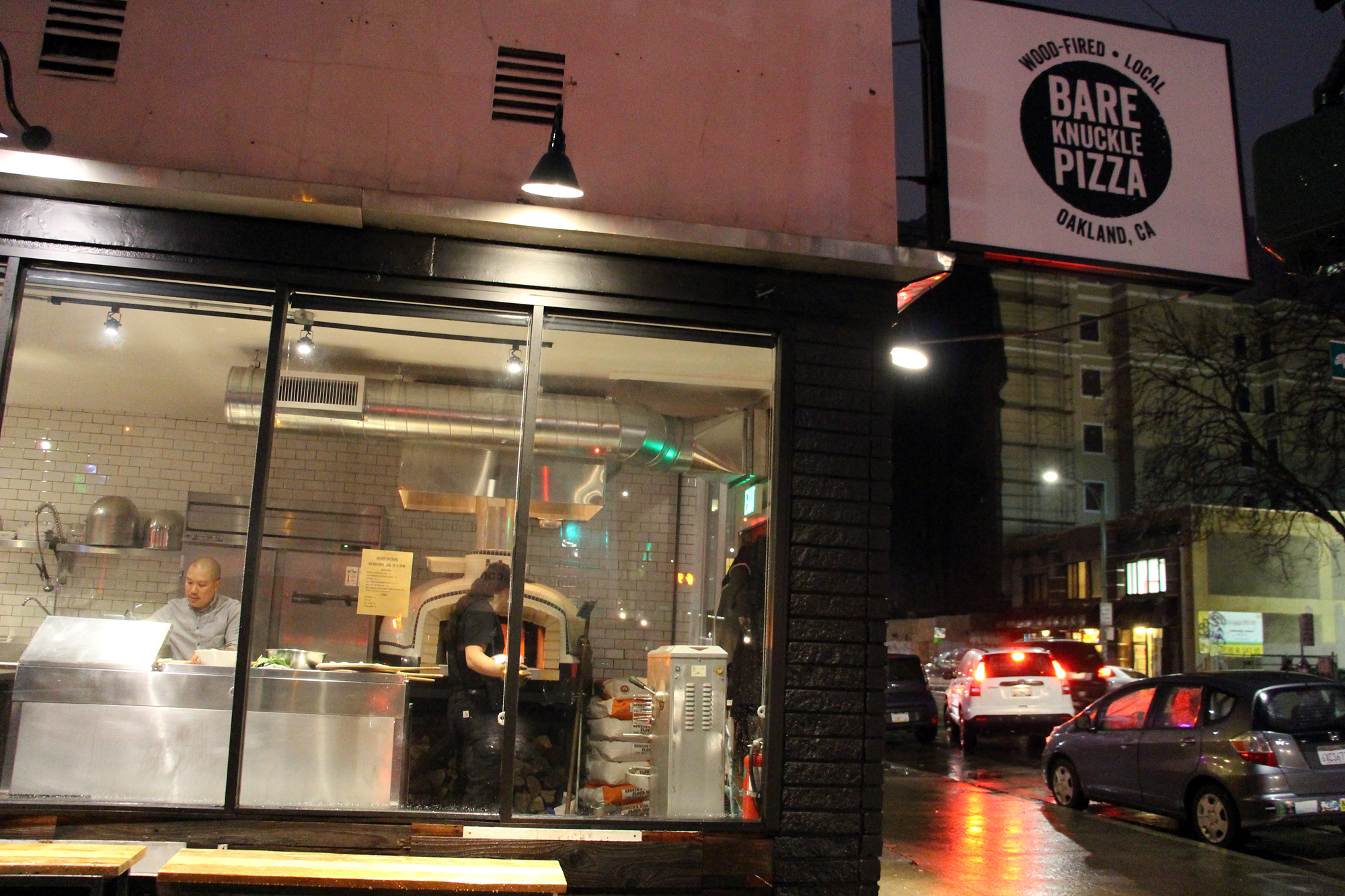 Bare Knuckle Pizza is located on the edge of Oakland’s Chinatown.