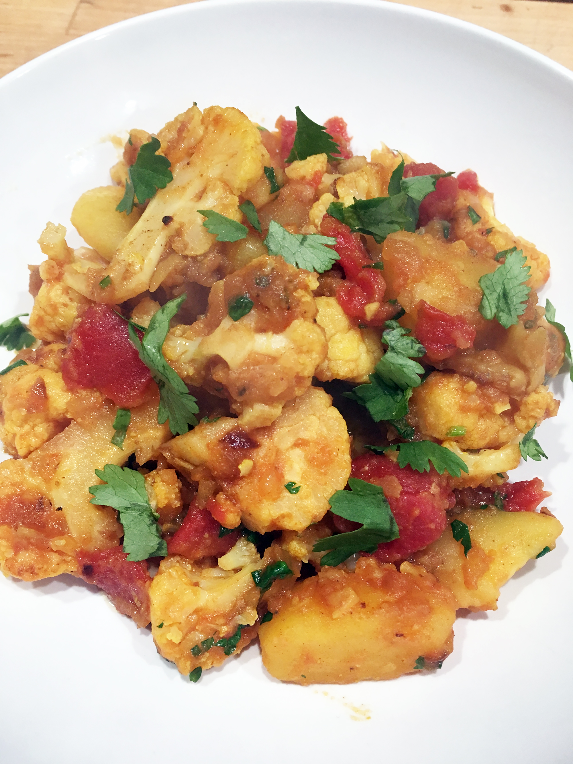 Vegan Cauliflower and Potato Curry