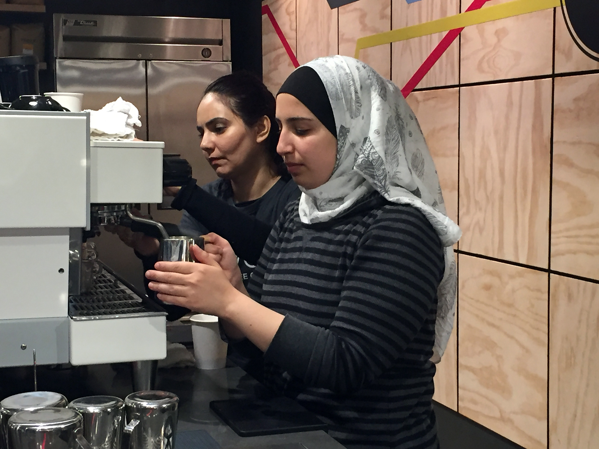 Nazira works with Batool, a Syrian refugee who was interviewed on The California Report. See link below to hear her family's story.