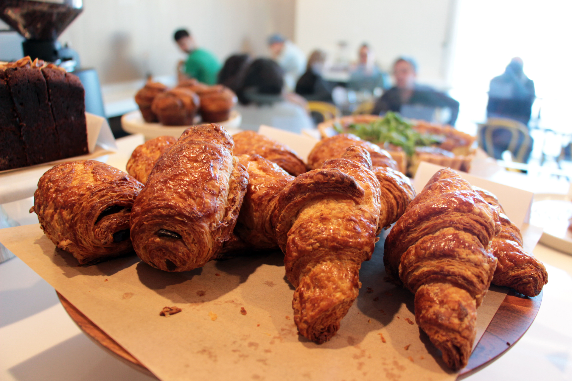 Buttery housemade croissants