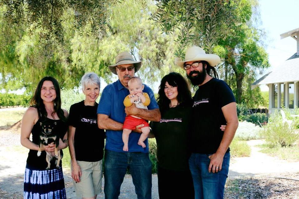 The Loewen family farms around 80 acres of tree fruit in Sanger, Calif.