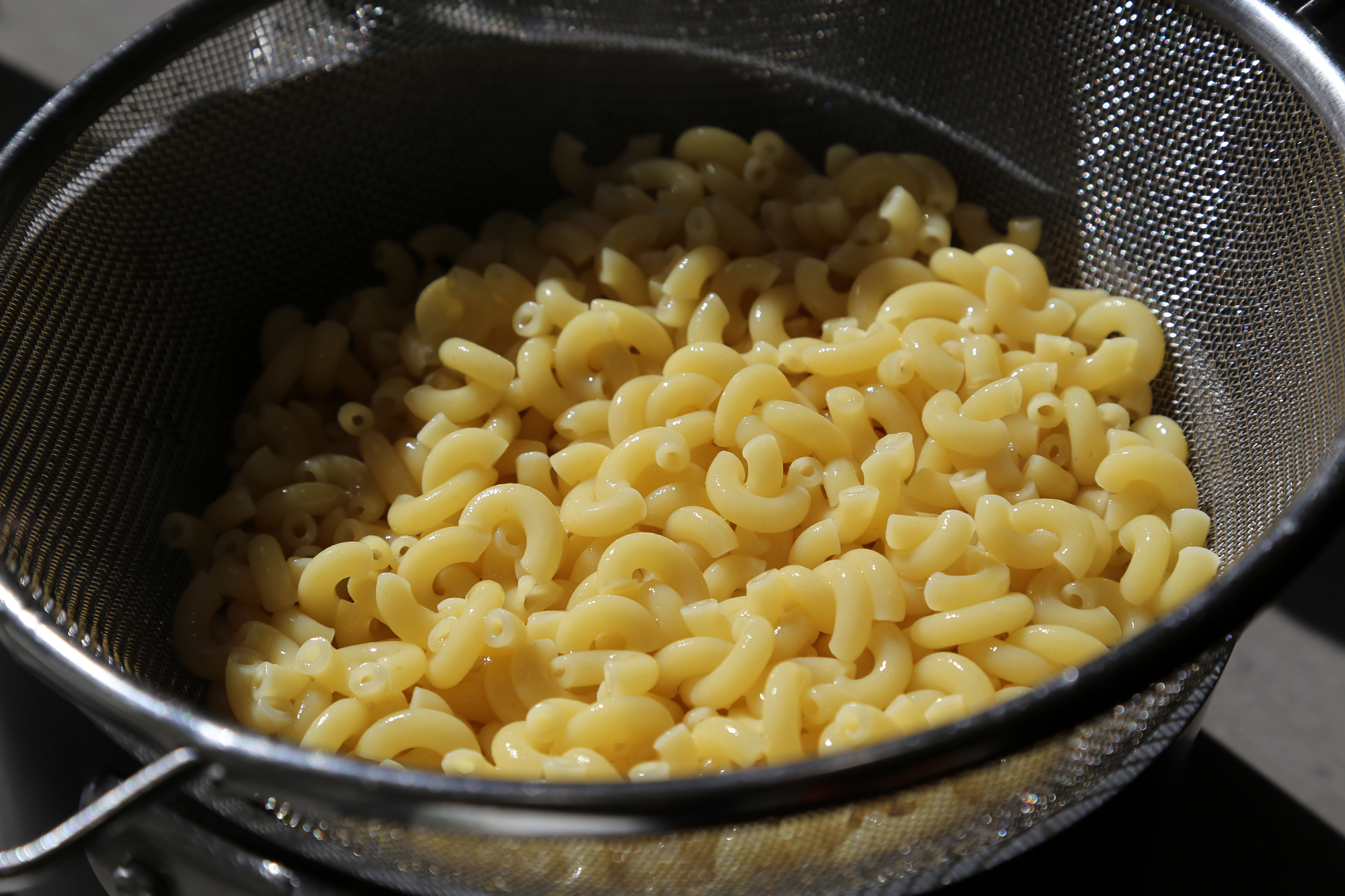 Set macaroni aside until ready to add to sauce.