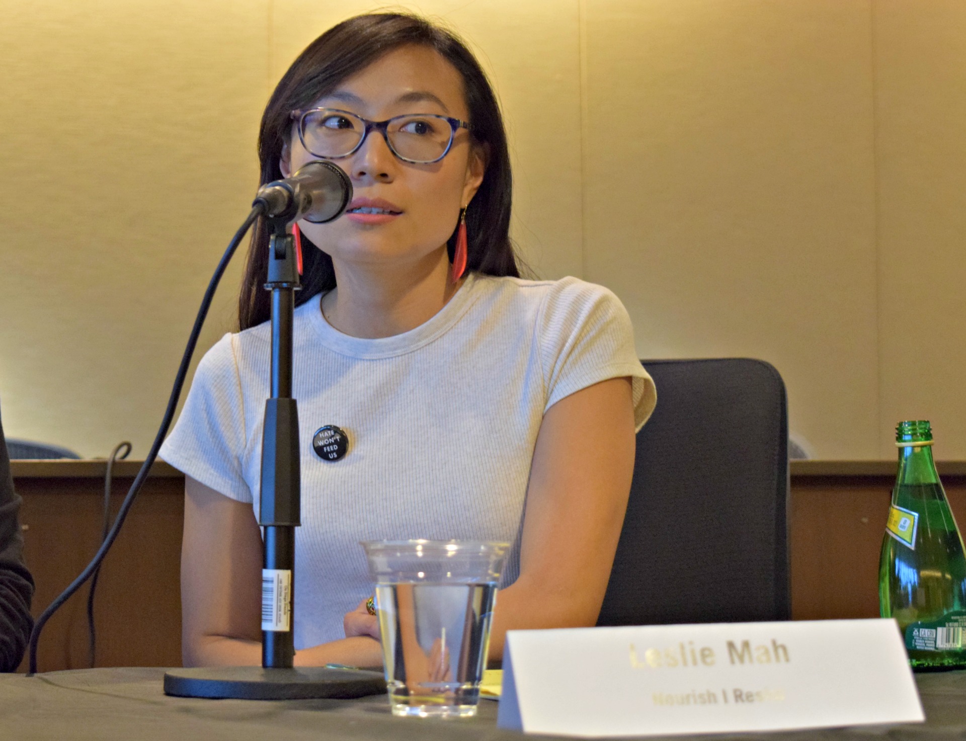 Panelist Leslie Mah, from Nourish|Resist.