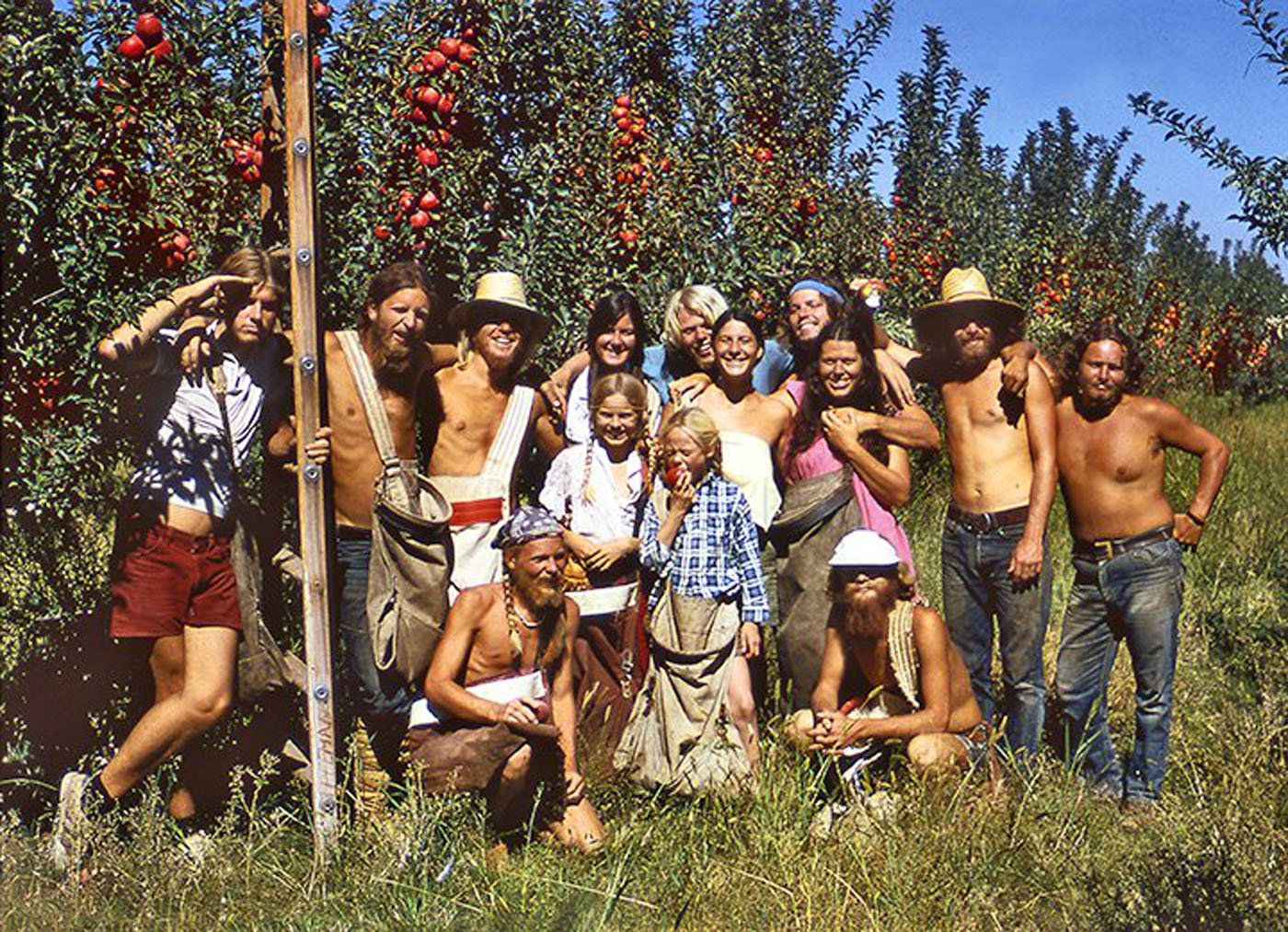 Sunburst Farm apple pickers; Evolution of Organic