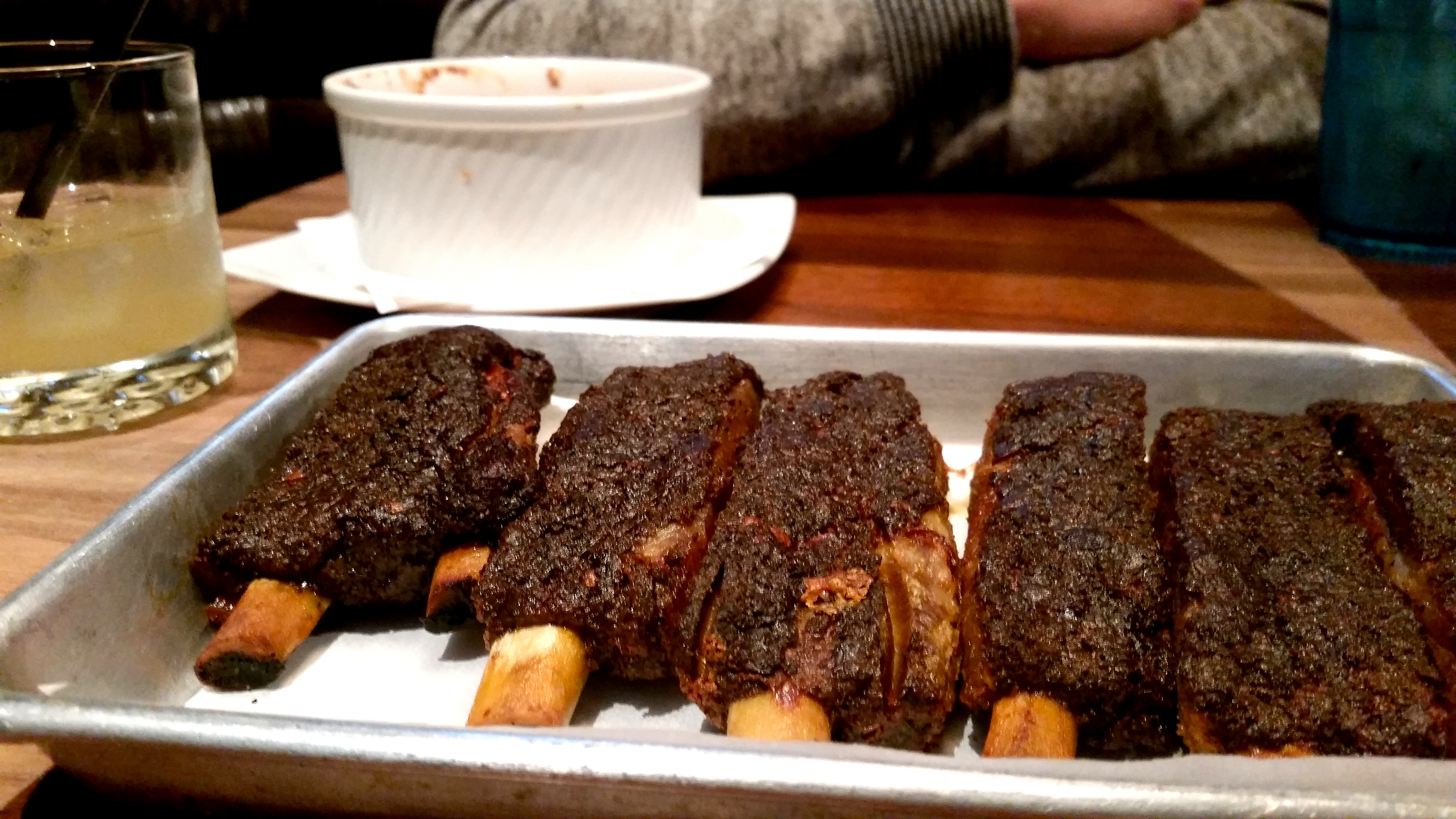 BBQ ribs at Hazel