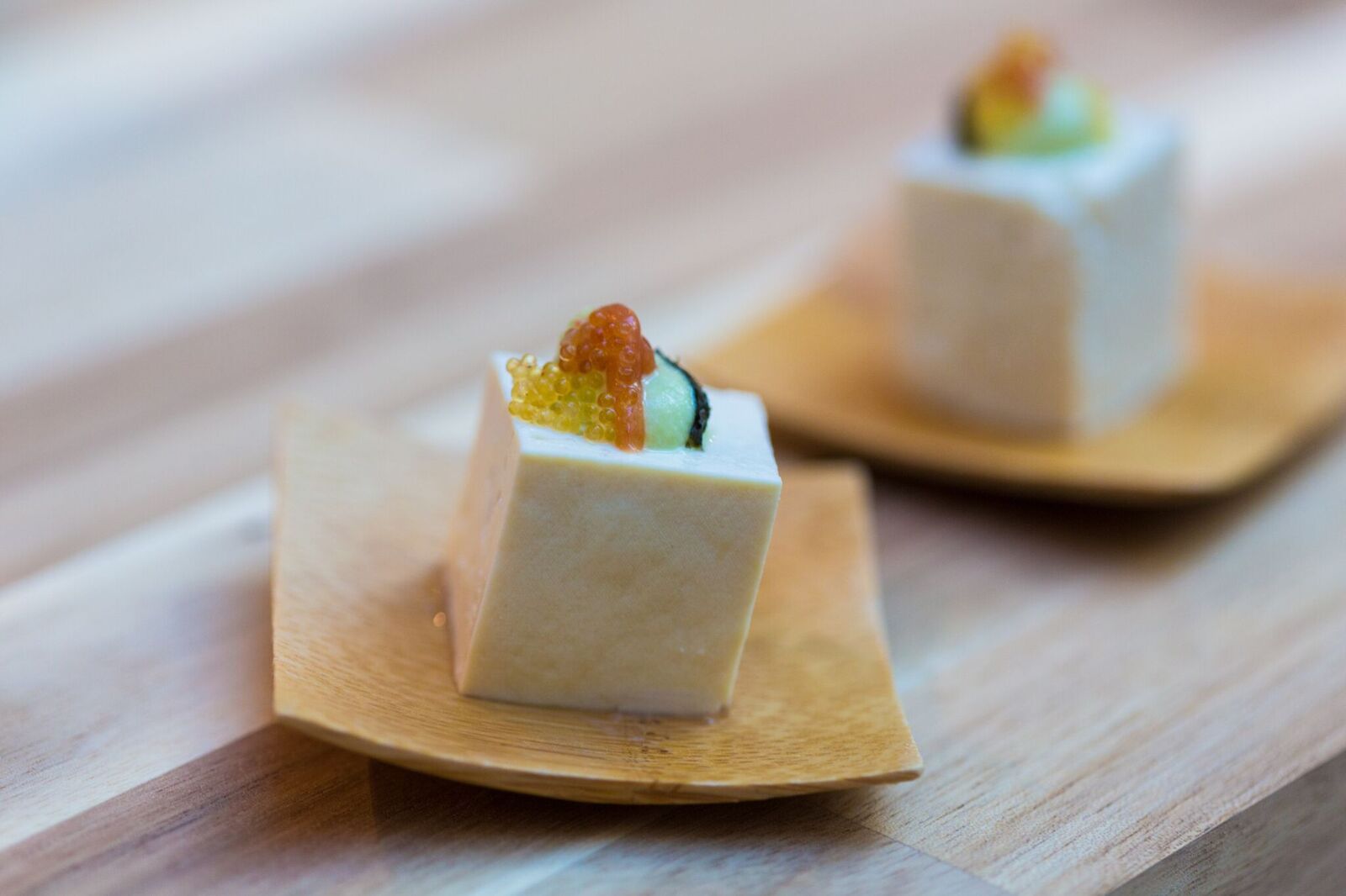 Minimalist preparation lets flavor of Hodo's fresh tofu shine through.