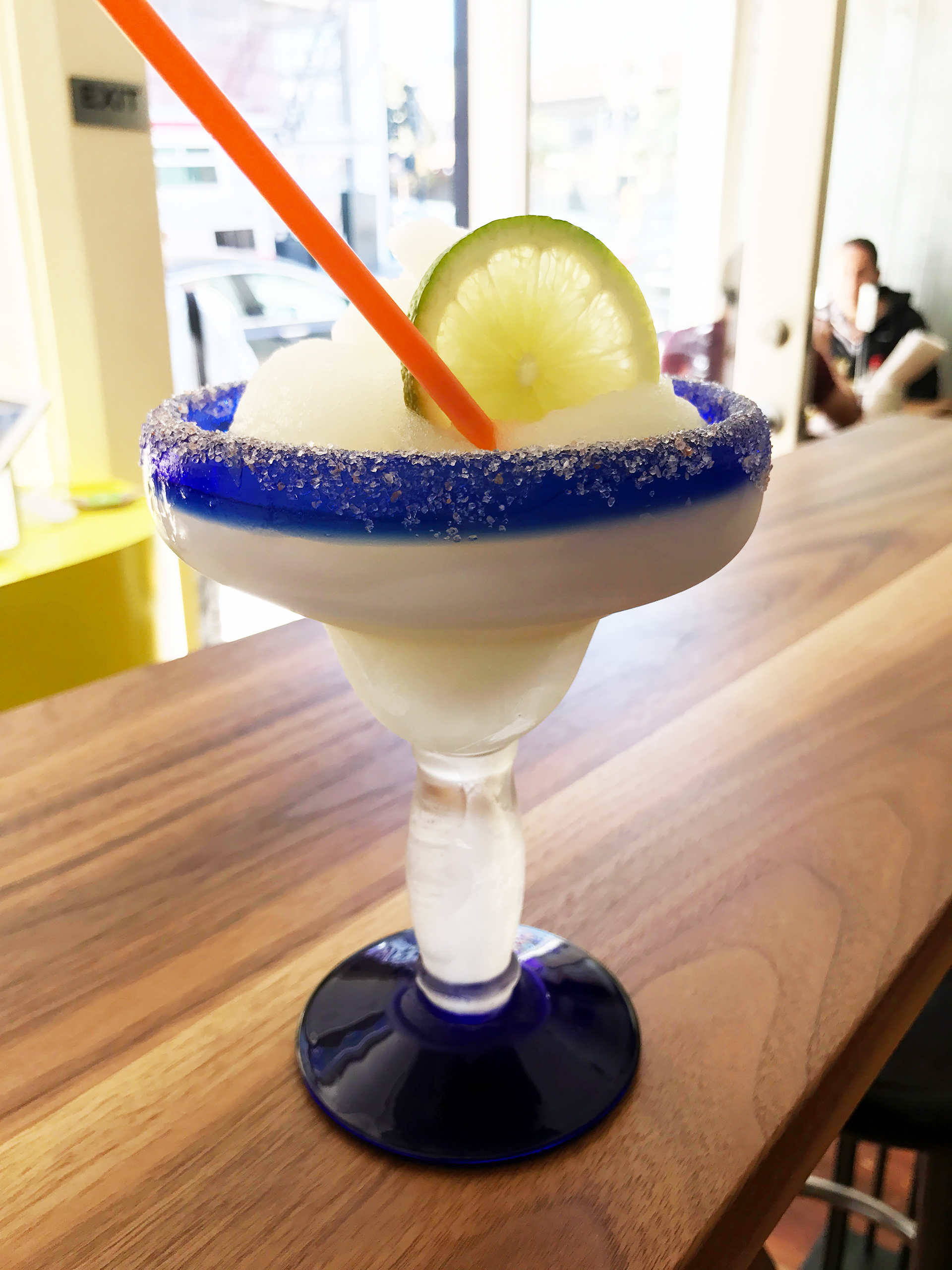 Bar manager Lachlan Bray’s new and improved blended margarita.