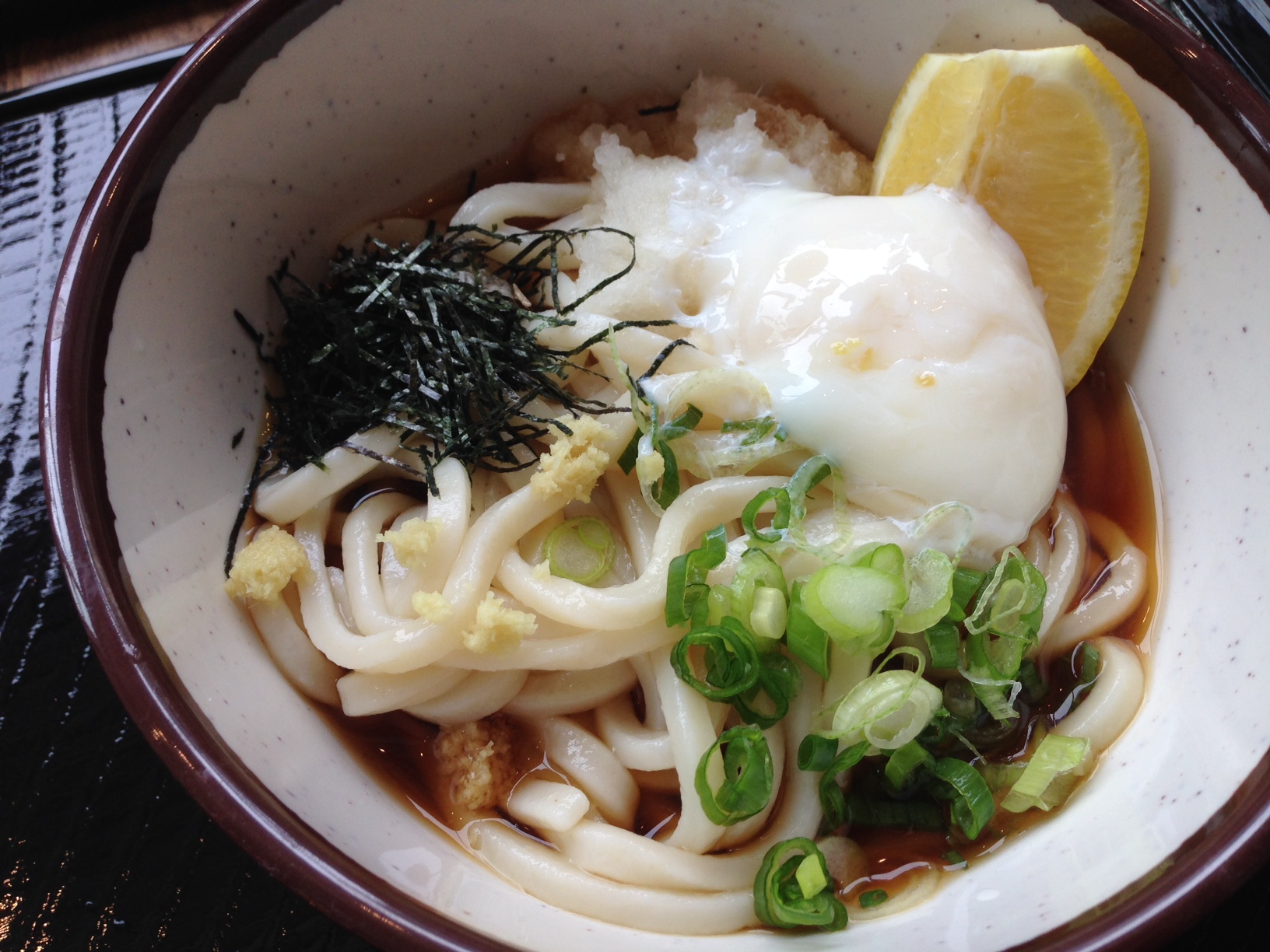 Kagawa-Ya's cold noodle option.