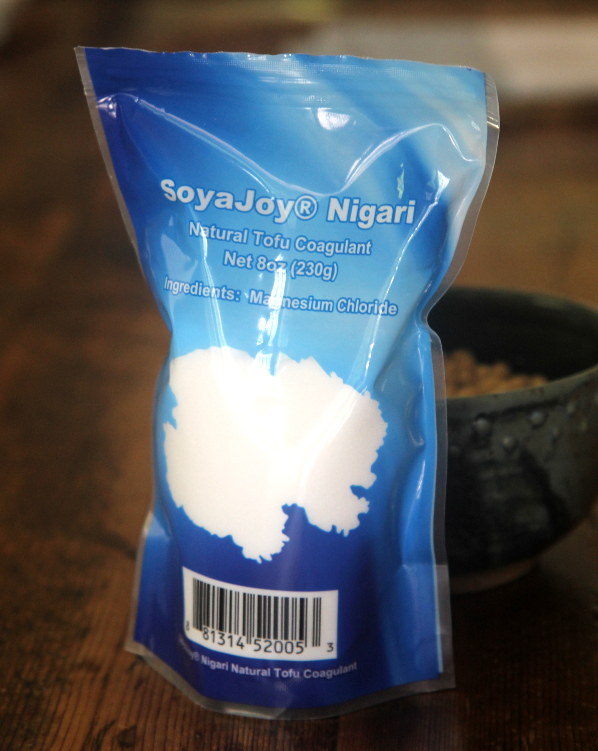 Nigari is the magic that turns soy milk into tofu. It comes in both liquid and powdered forms, but I’ve found that powdered is more widely available.