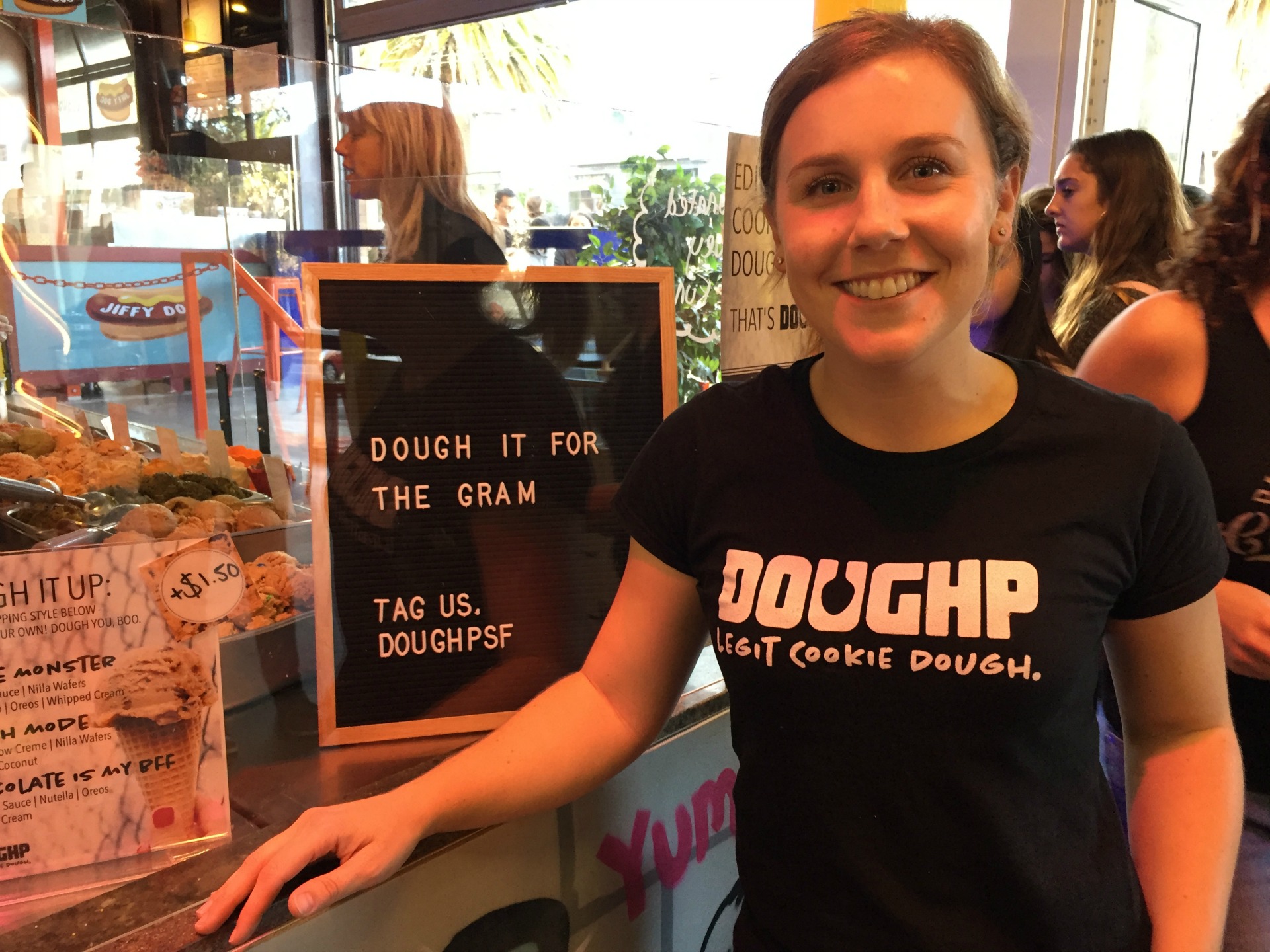 DOUGHP's founder, Kelsey Witherow.