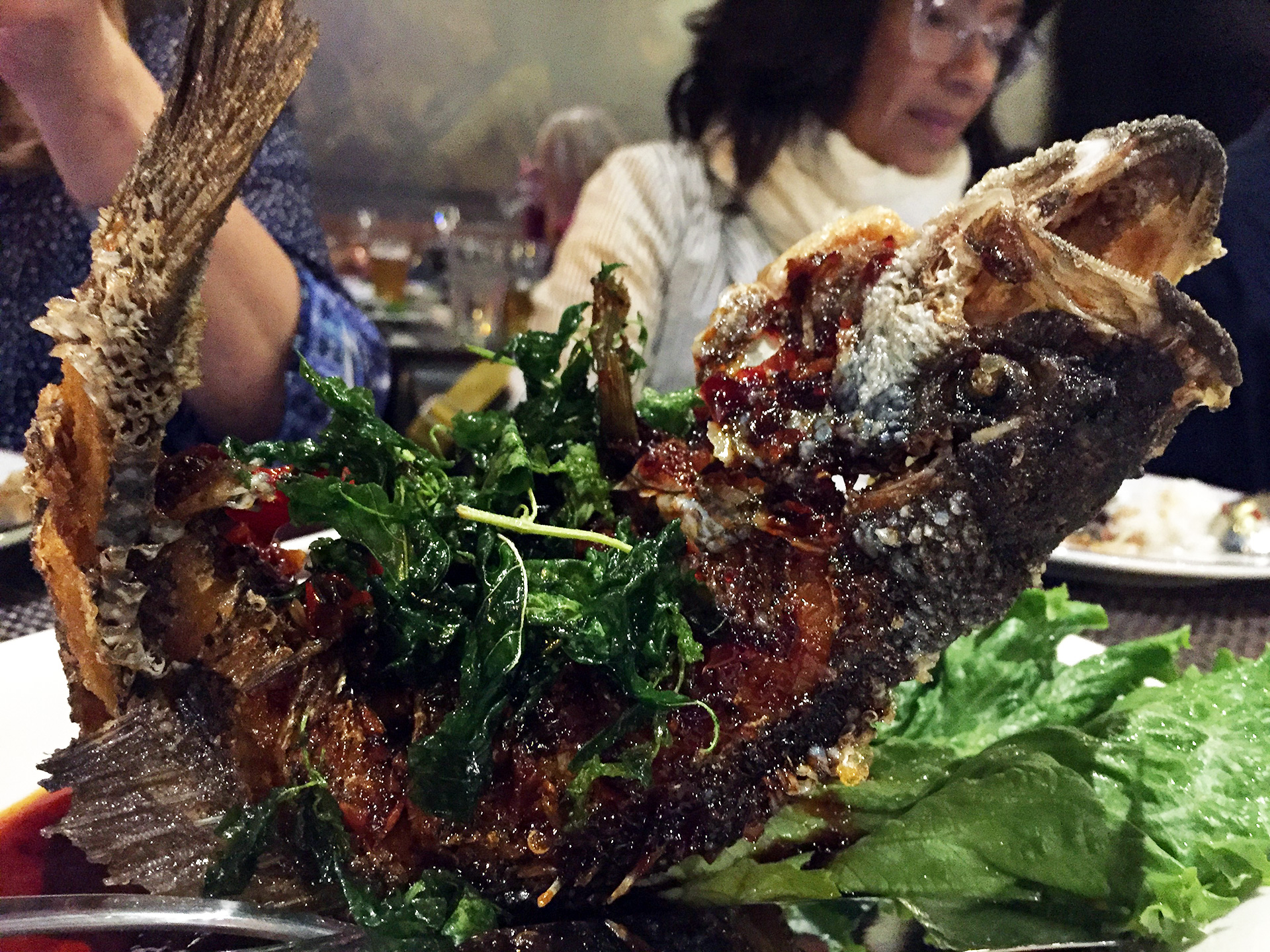 Black Bass Sweet and Spicy - Pla Sam Ros