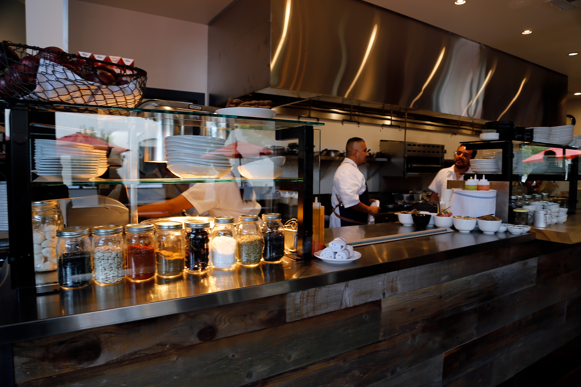 The open kitchen at Barranco.