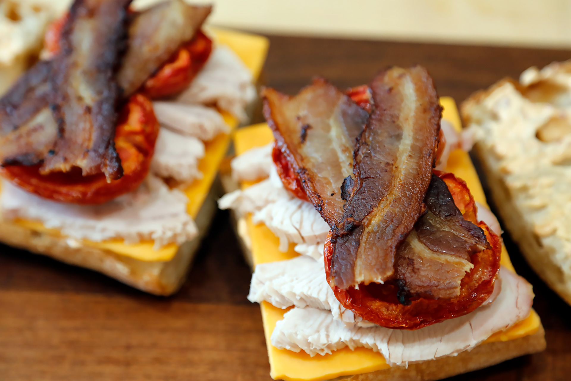 Finally, add a layer of bacon.