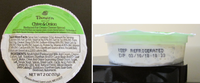 Chive and onion is one of the varieties of 2 ounce cream cheese Panera Bread is preemptively recalling.