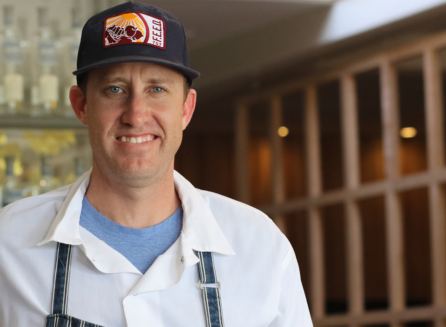 Chef Mike Mullins at Perch and Plow restaurant in Santa Rosa.