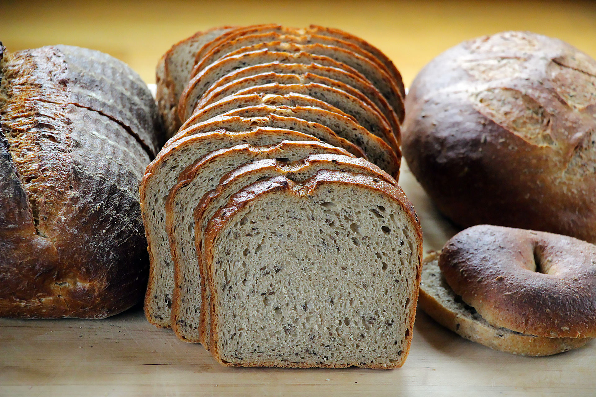 Rye Breads from East Bay bakeries
