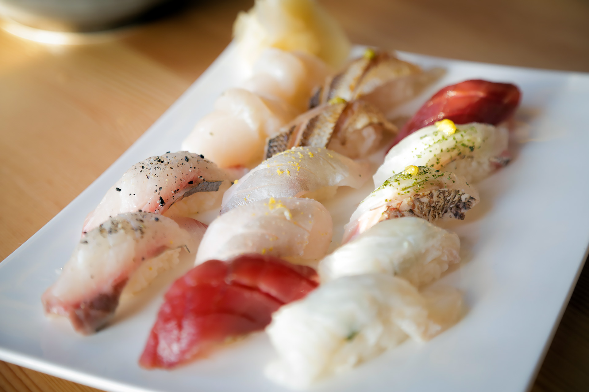 ICHI Sushi's Assortment of Nigiri