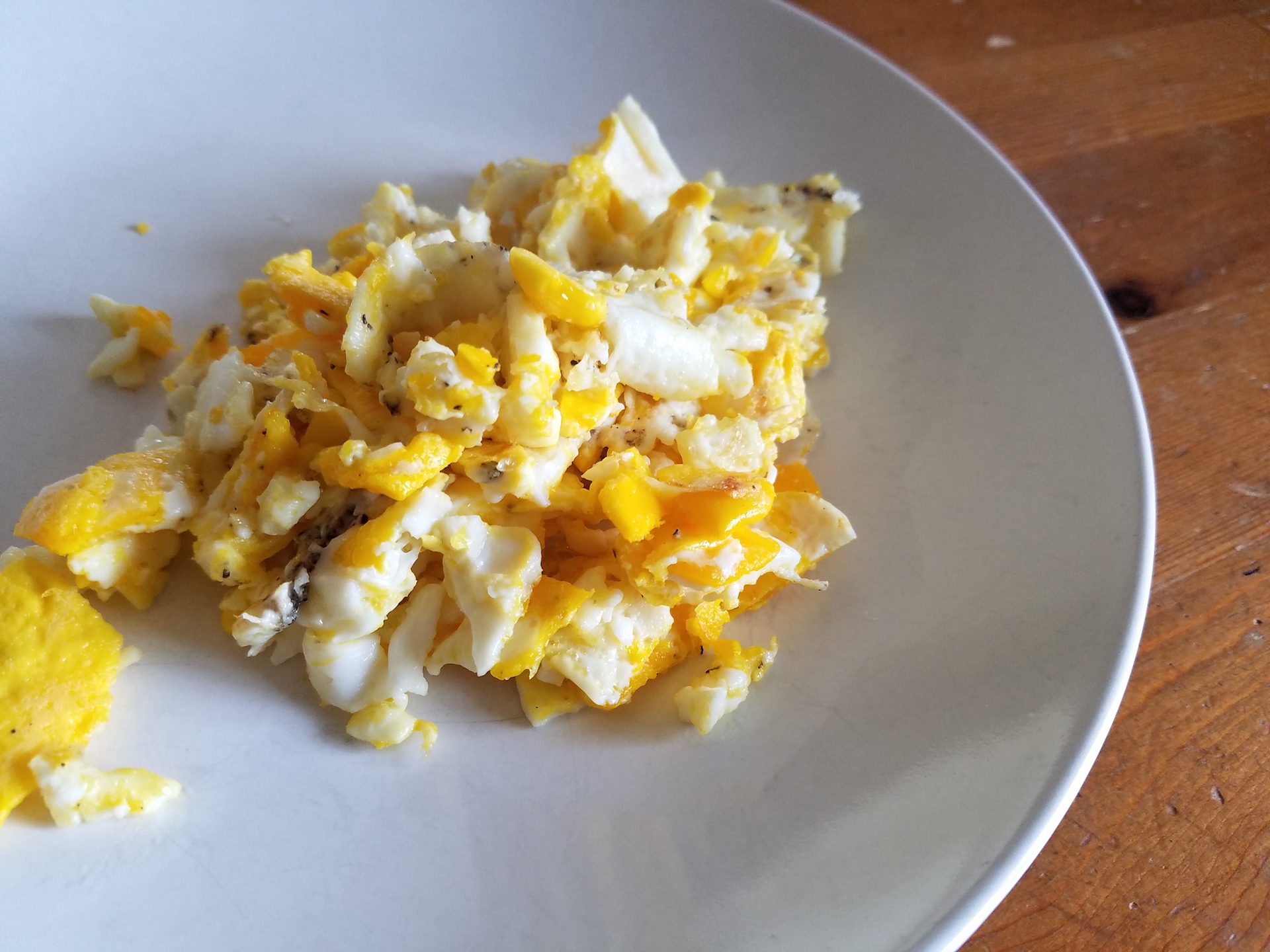 Marin Sun Farms' eggs scrambled.