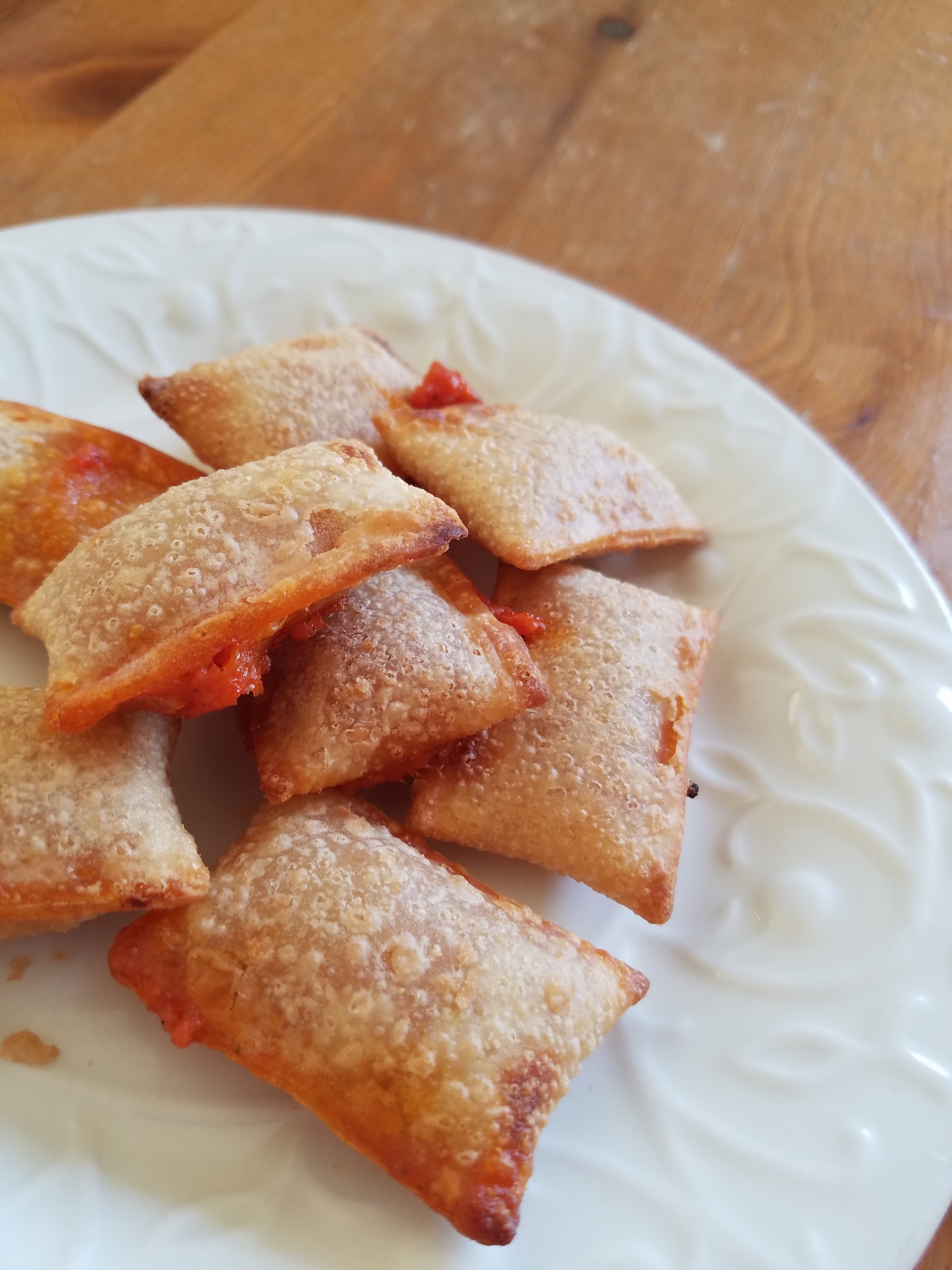 Annie's pepperoni pizza poppers.
