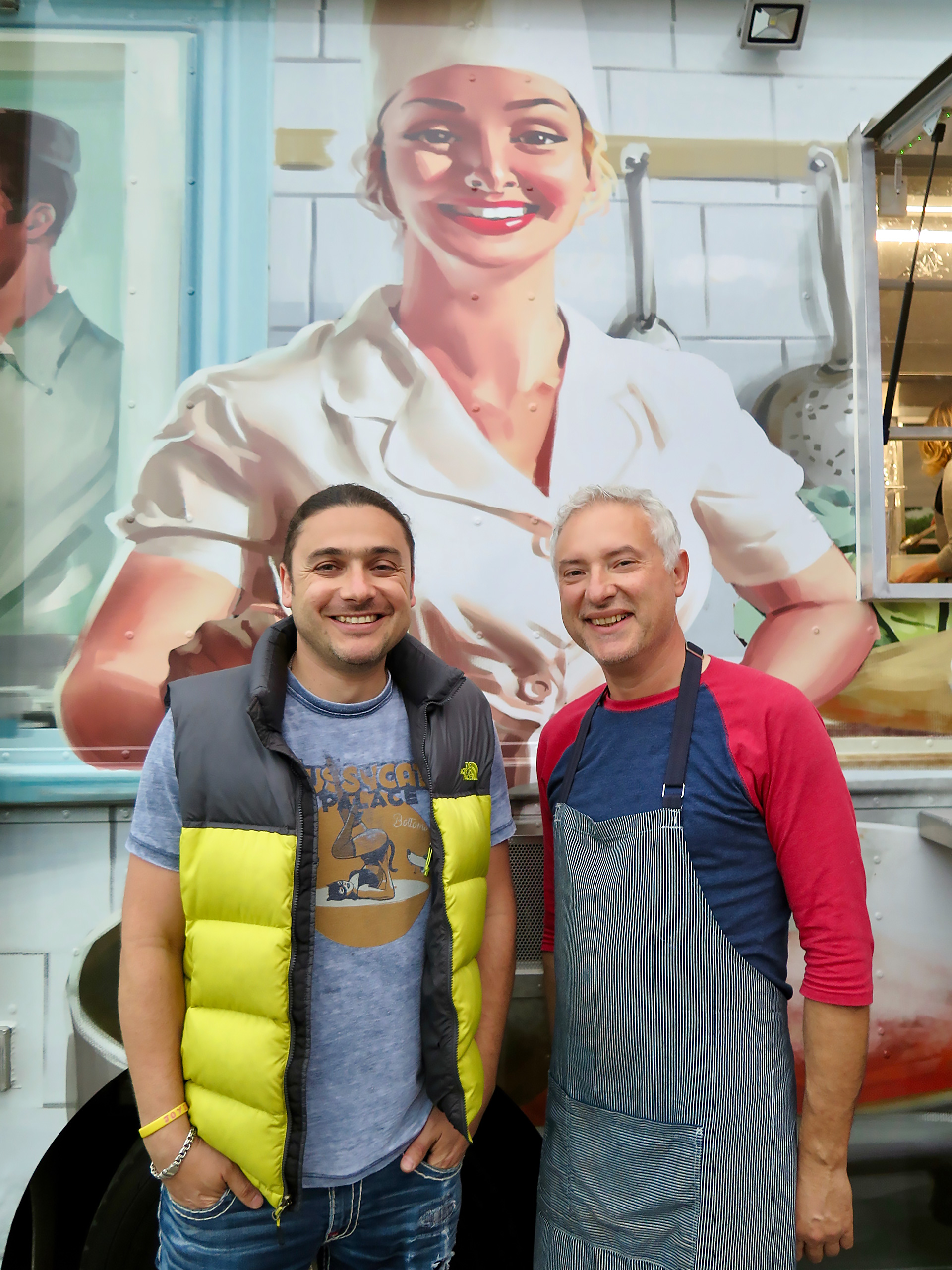 Meet the cooks behind the Borsch Mobile: Kirill Deninzon and Igor Teplitsky.