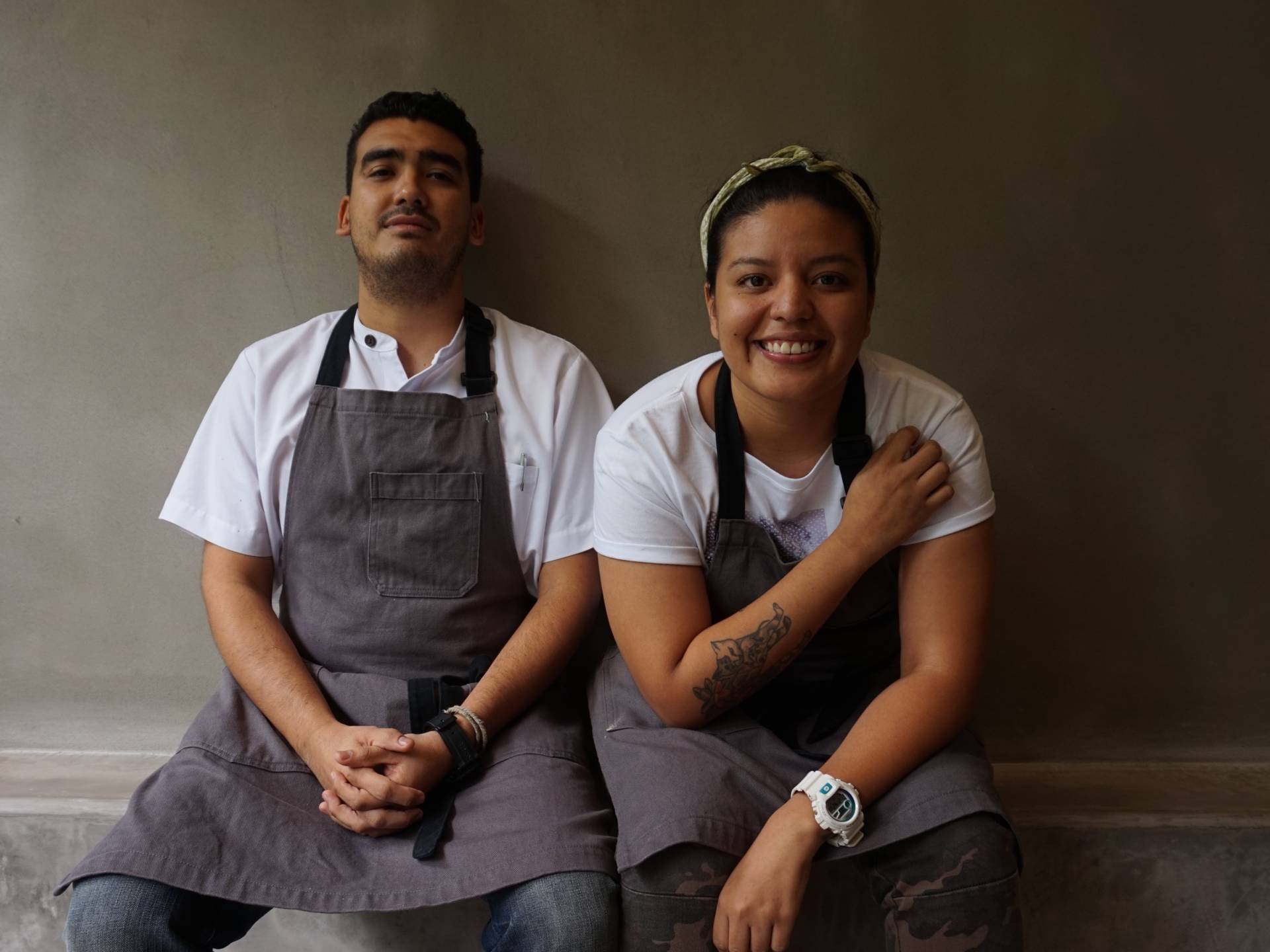 Chefs Mario Portillo and Fatima Mirandal of Boca Boca restaurant. "The flavor is new and exciting for our generation, and brings back a flood of good memories for the older people," Mirandal says.