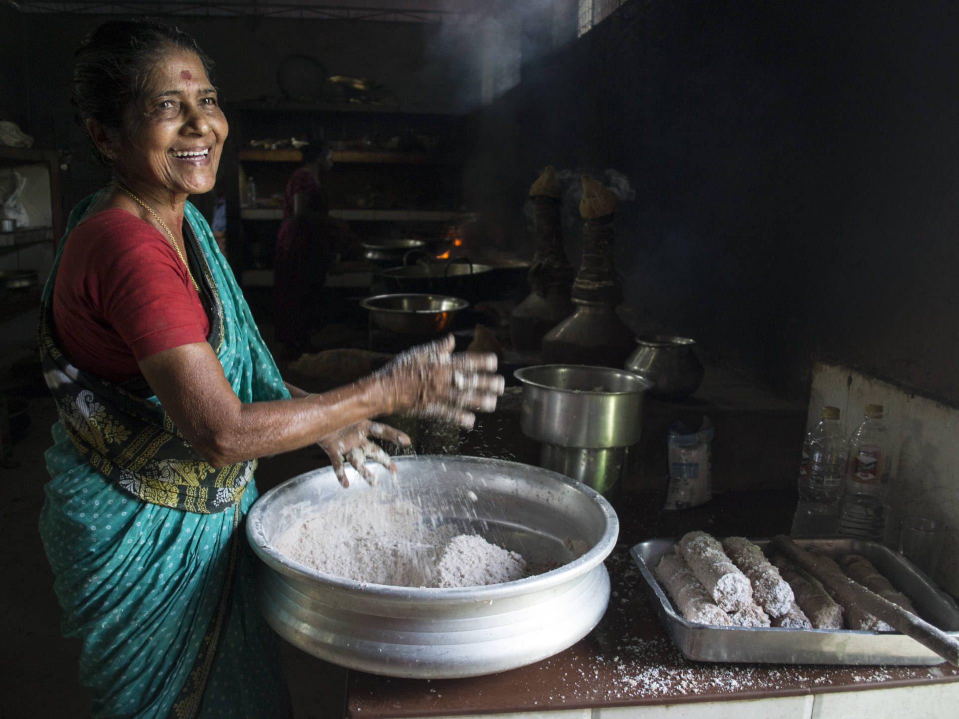 Radha CK has been working at Mullapanthal, one of the best-known toddy shops in Kerala, for three decades.