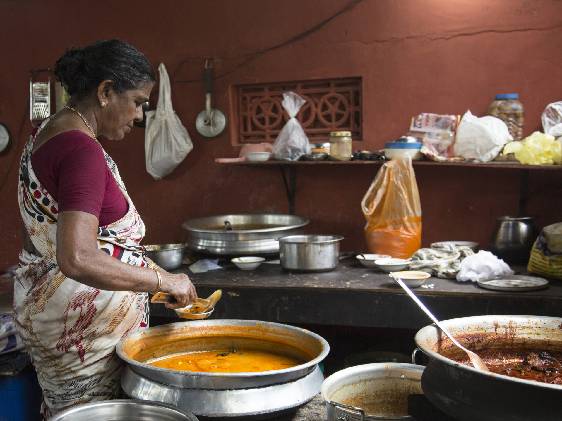 Kaumari has been running Chungam Toddy Shop out of her family home for nearly five decades.