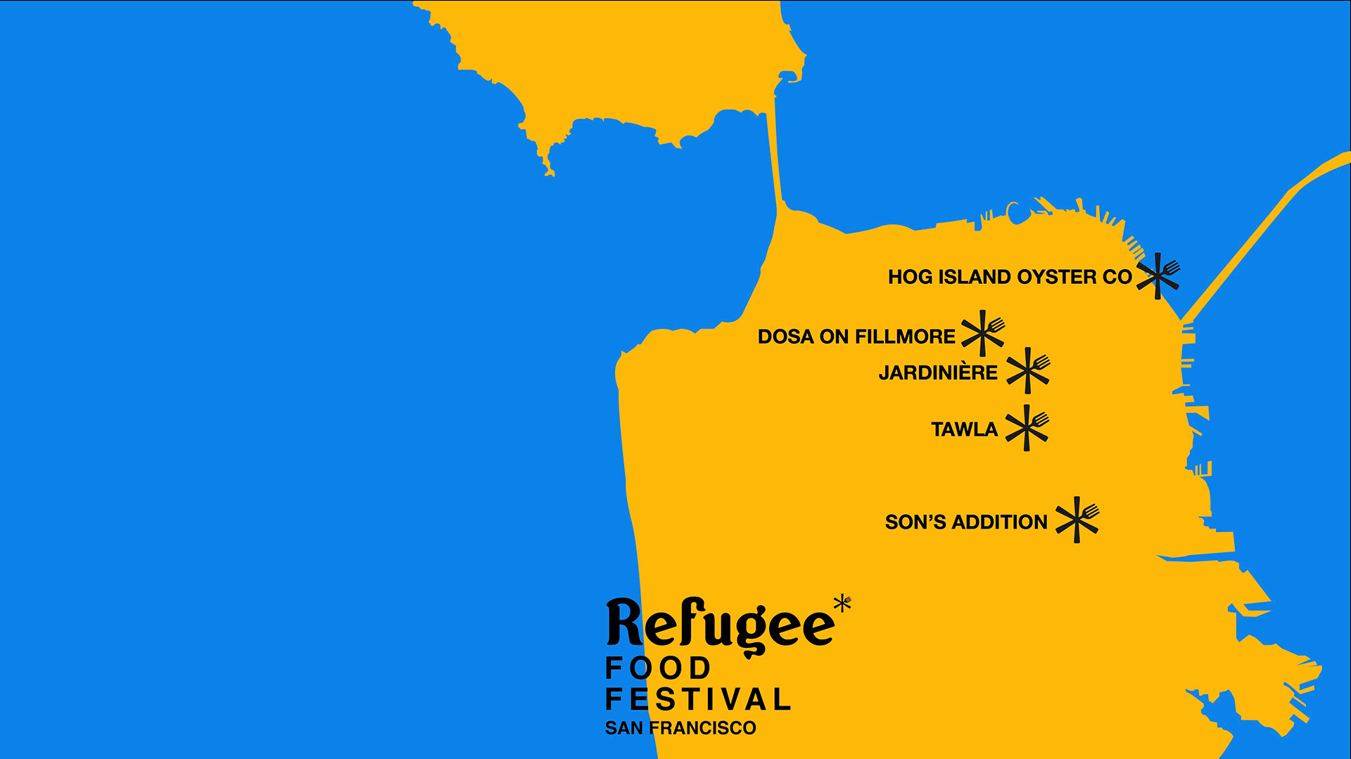 Don’t miss the Refugee Food Festival in San Francisco.