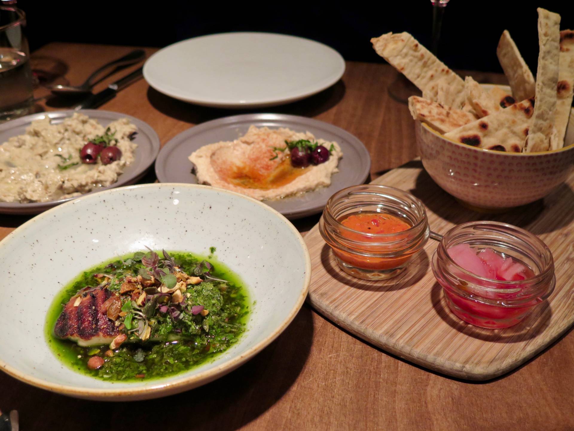A preview of Stockhome meze and dishes at PLÄJ Restaurant earlier this year.