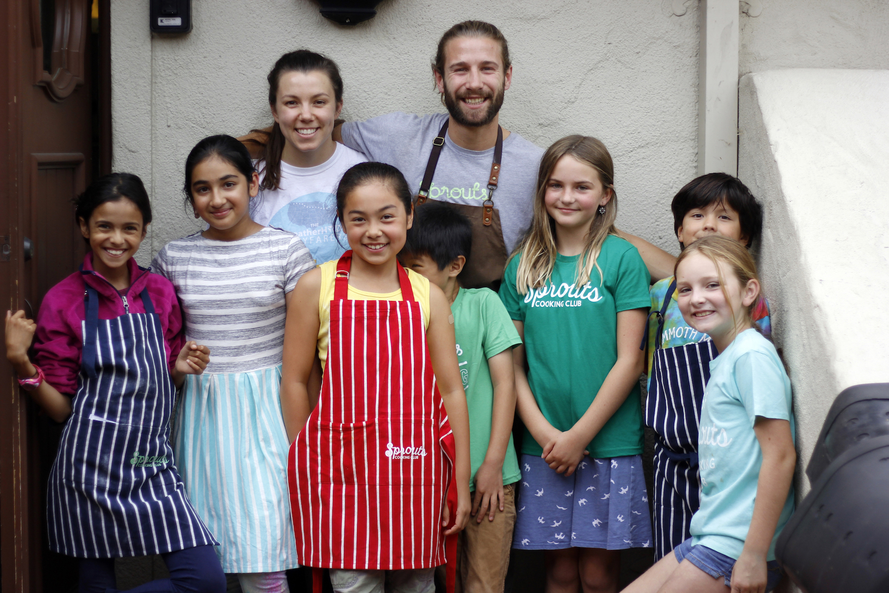Students at Sprouts Cooking Club learn basic cooking techniques from a team of chefs with diverse backgrounds and philosophies.