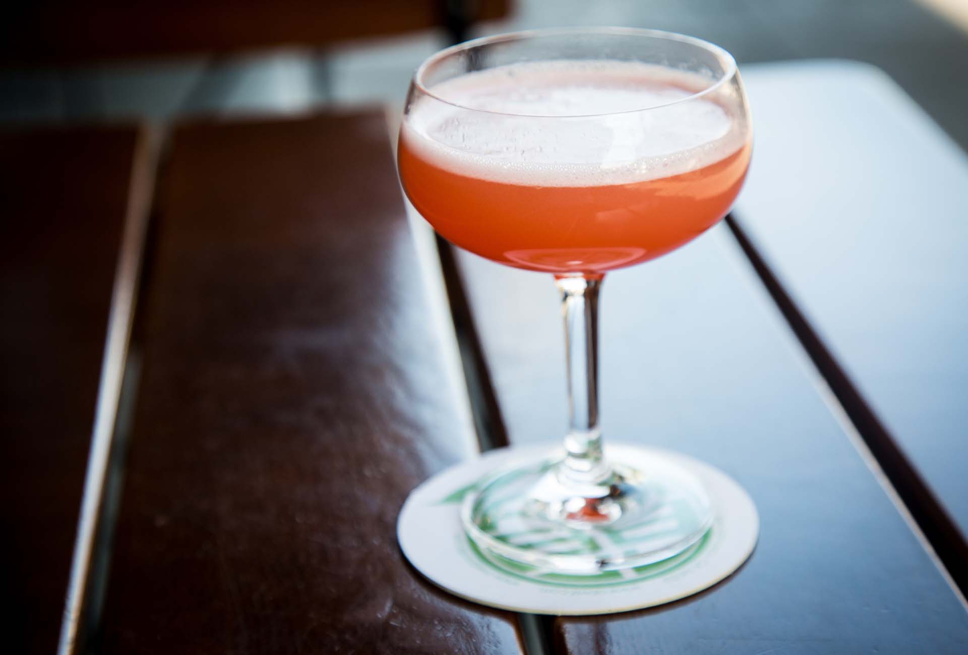 The Pink Flamingo uses Rhum Agricole and house-made aperitivos