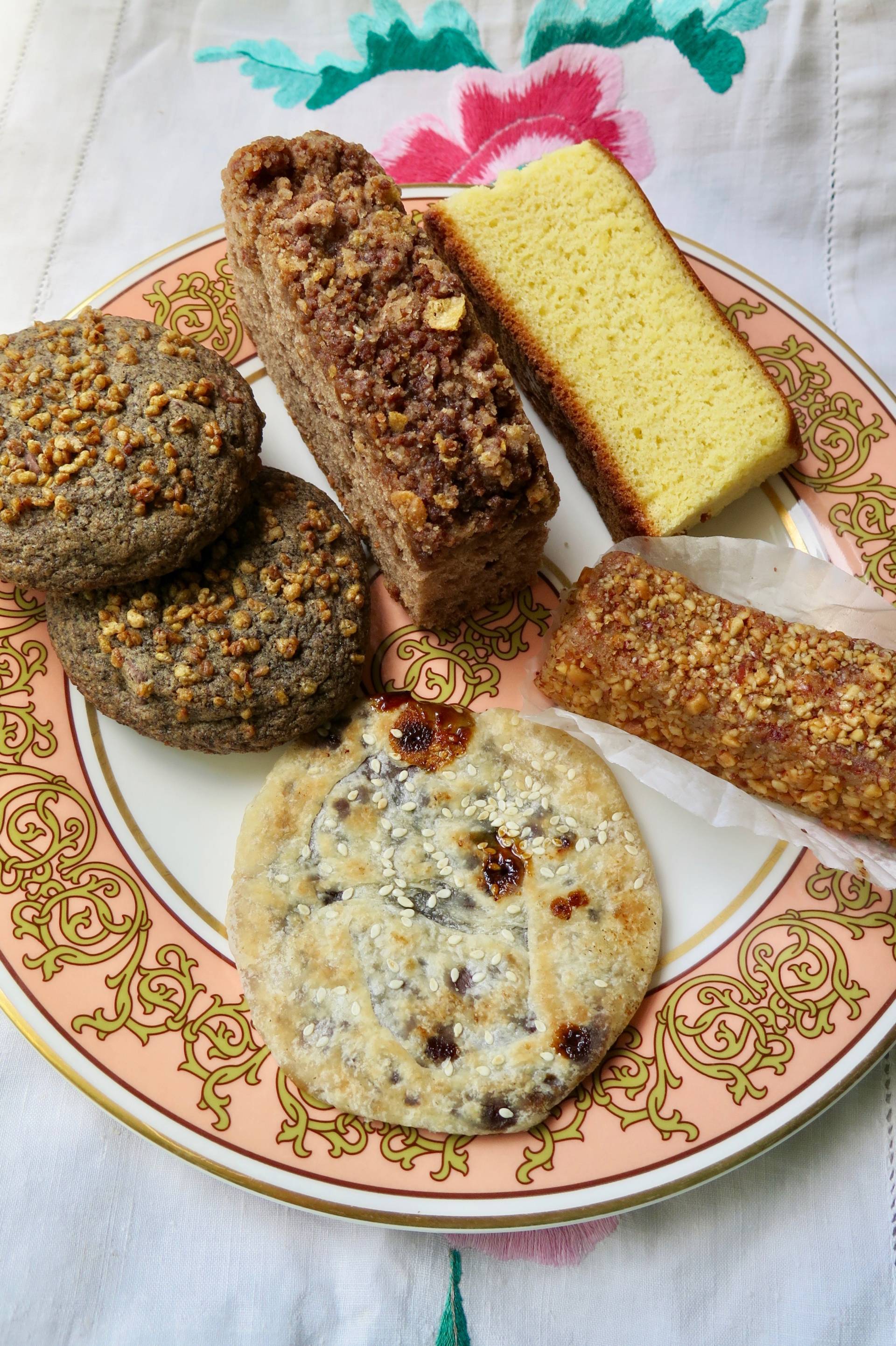A sampling of baked goods in the Pastry Box from Breadbelly.