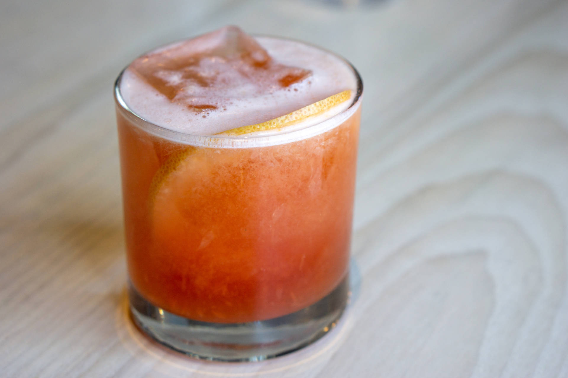 Strong's on the spot juiced grapefruit-forward Italian Greyhound with Cappelletti and Bruto Americano.