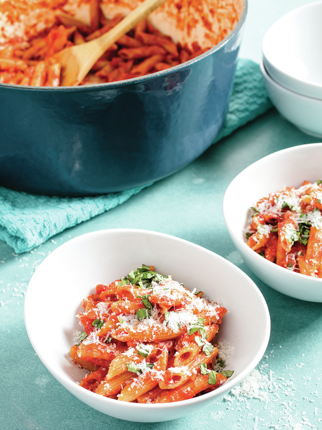 America's Test Kitchen has released a new cookbook for young chefs containing easy-to-make, kid-friendly recipes, like this one-pot pasta.